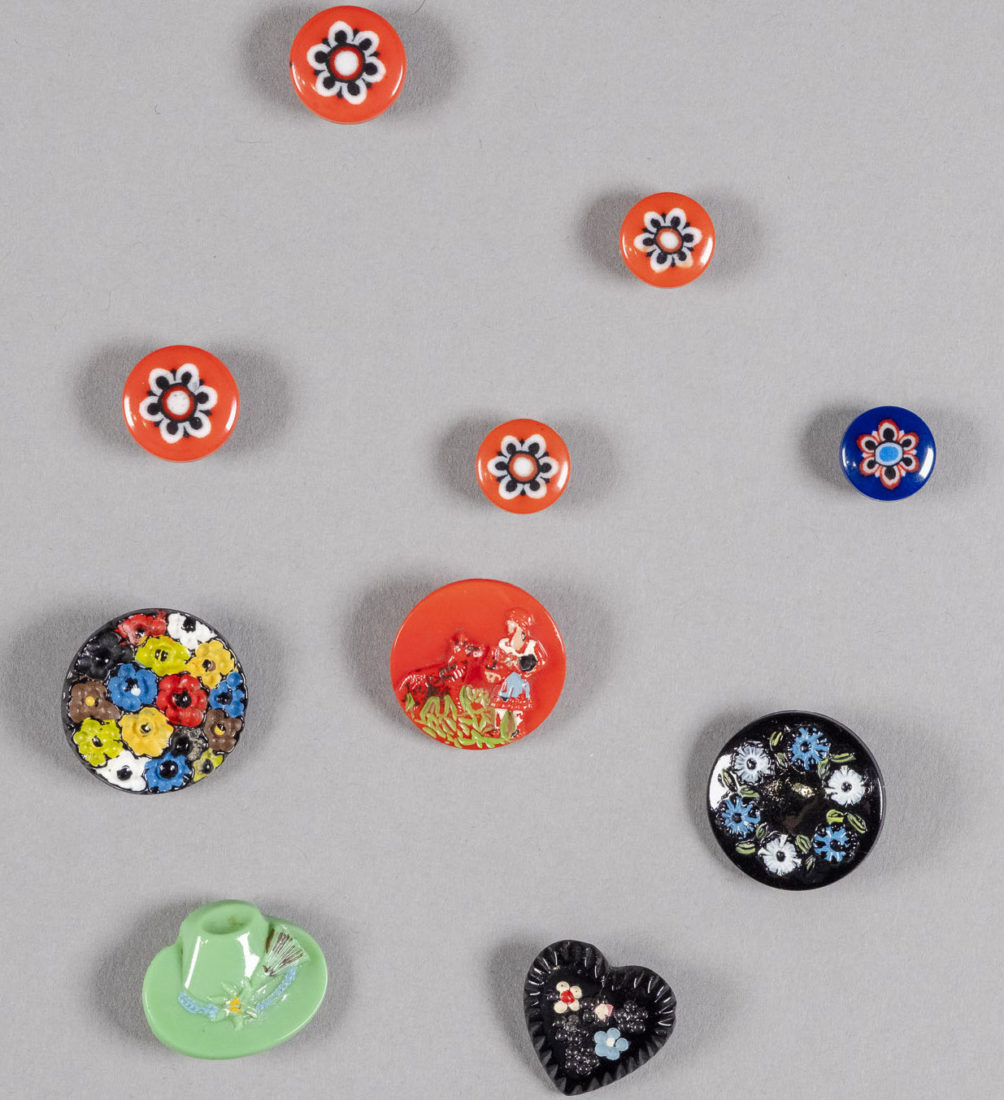 boutons anonymes de Bohême, 1930-1970,