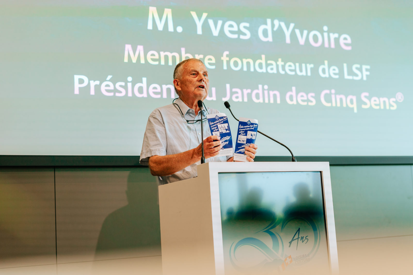 Yves d’Yvoire, Membre fondateur de LSF Le Jardin des Cinq Sens à Yvoire