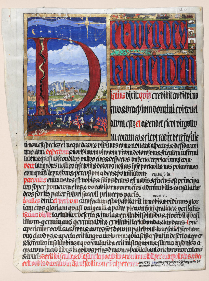 Une page du Livre Rouge - Liber Novus, 1913-1930,