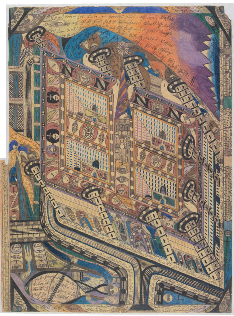 Asile d’aliénés » Adolf Wölfli (1864–1930),