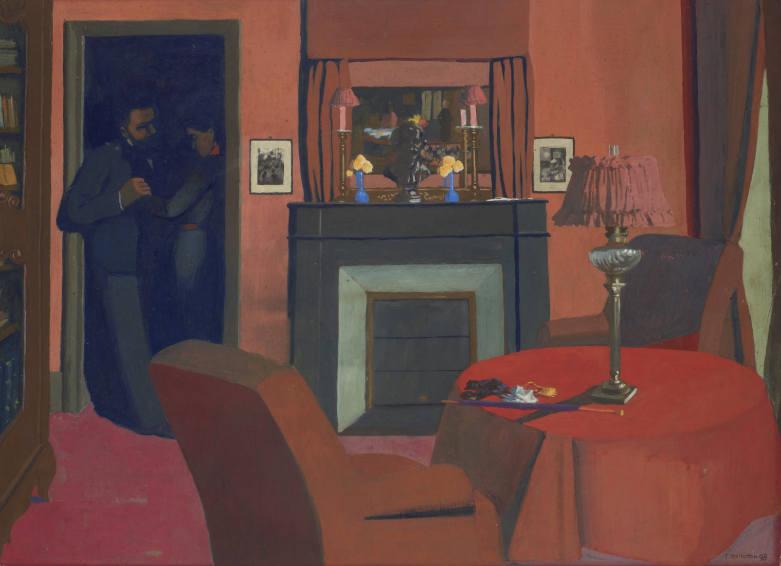 Félix Vallotton La chambre rouge,