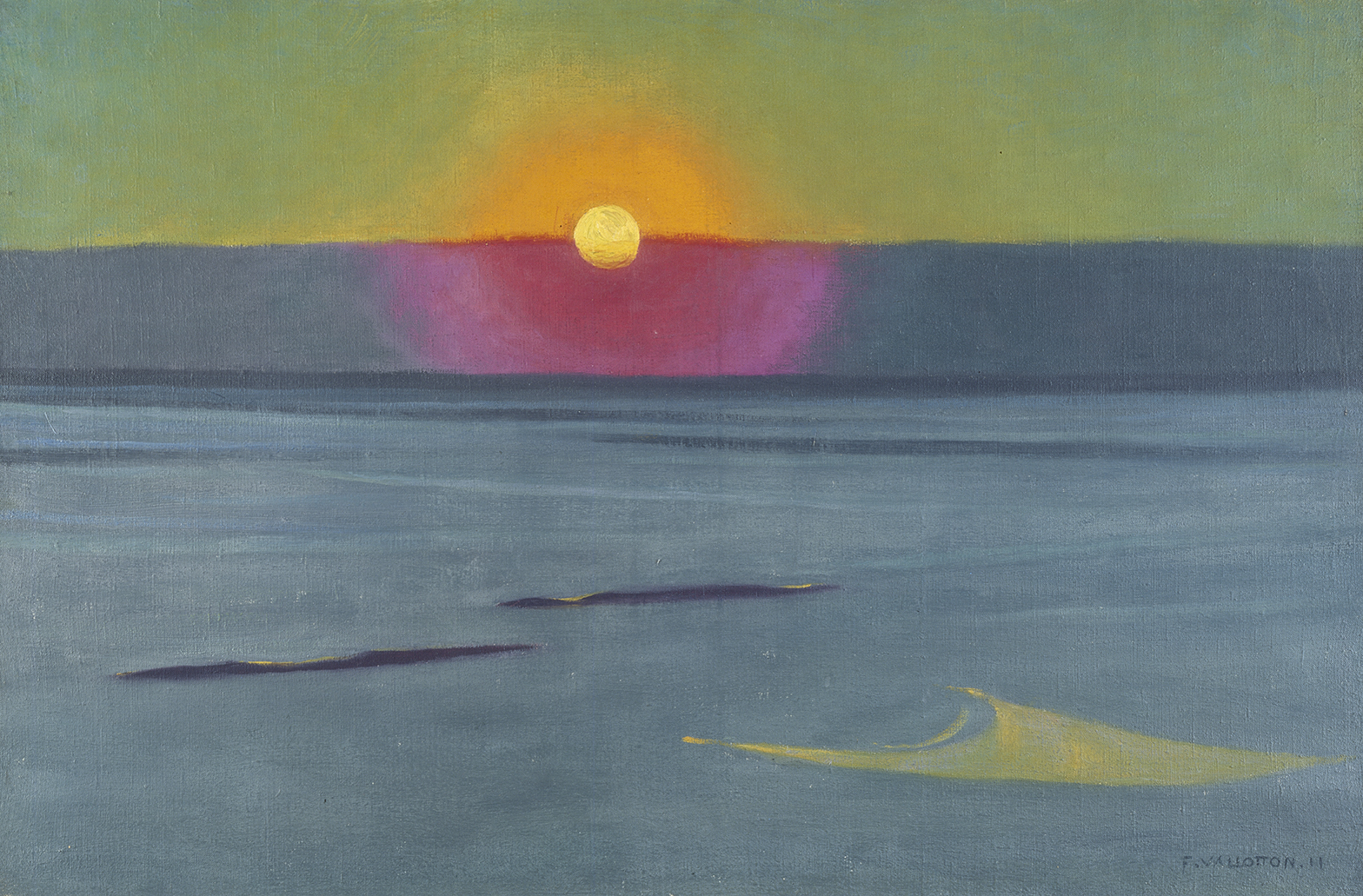 Félix Vallotton Soleil couchant dans la brume