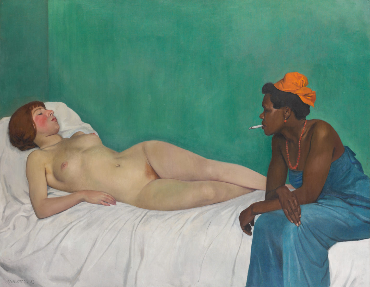 Félix Vallotton La Blanche et la Noire,