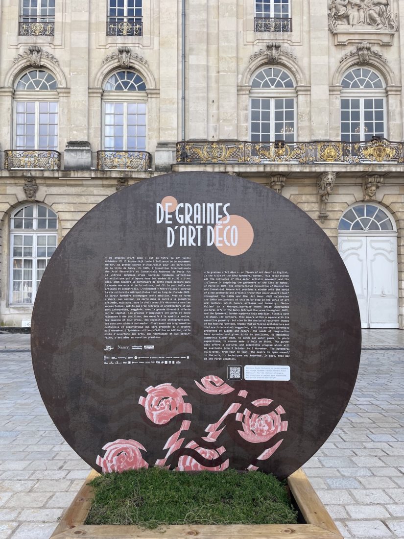 Jardin Éphémère Nancy 2025 présentation
