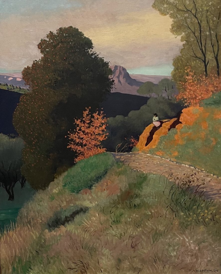 Félix Vallotton Environs de Cagnes le soir,