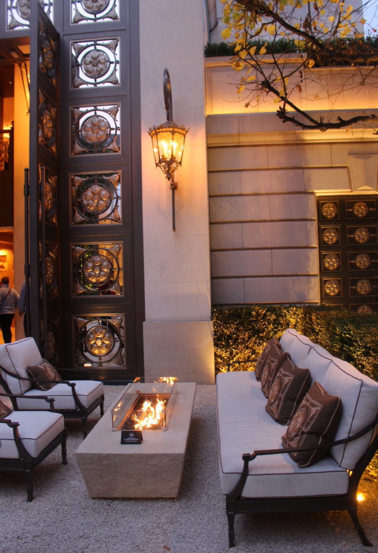 HR Paris jardin et brasero