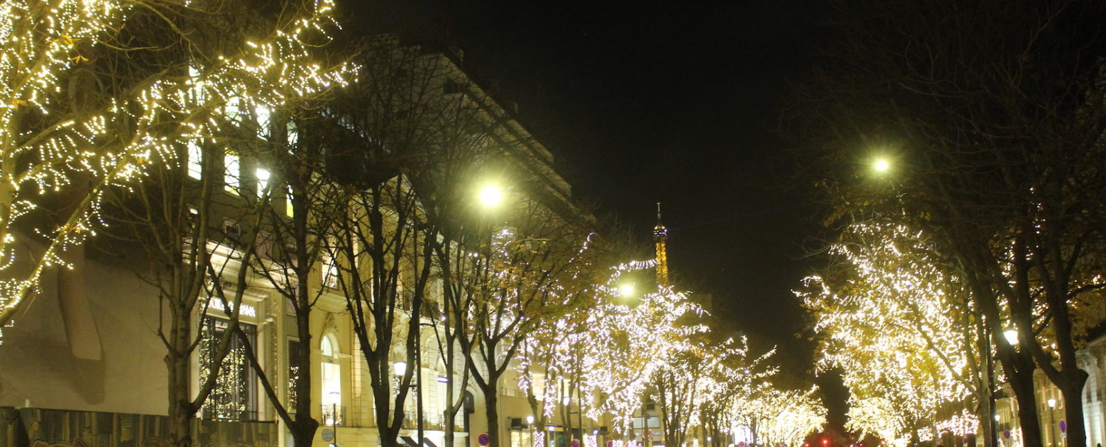 Paris illuminations avenue Montaigne