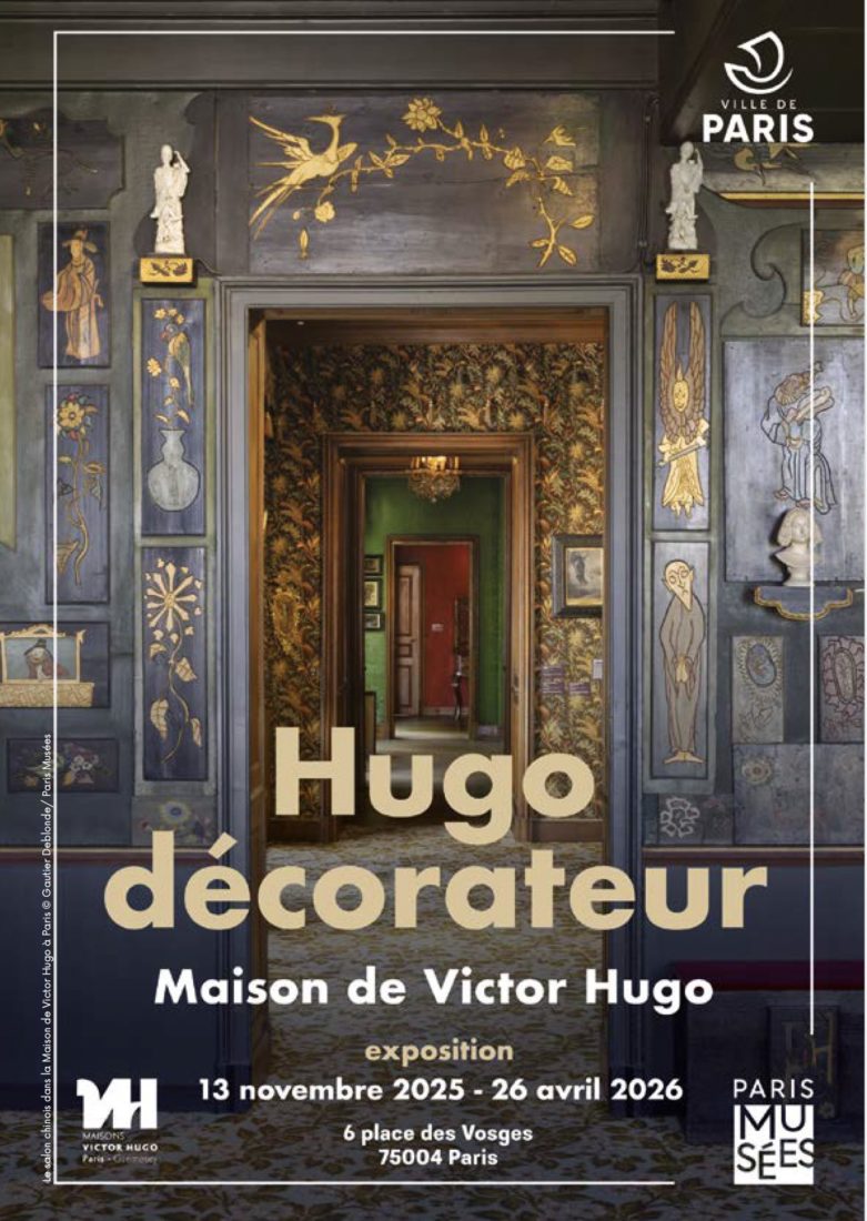 Victor Hugo décorateur Paris affiche