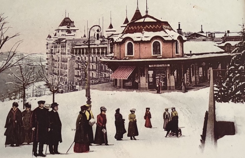 Vue du Caux Palace à la Belle Epoque