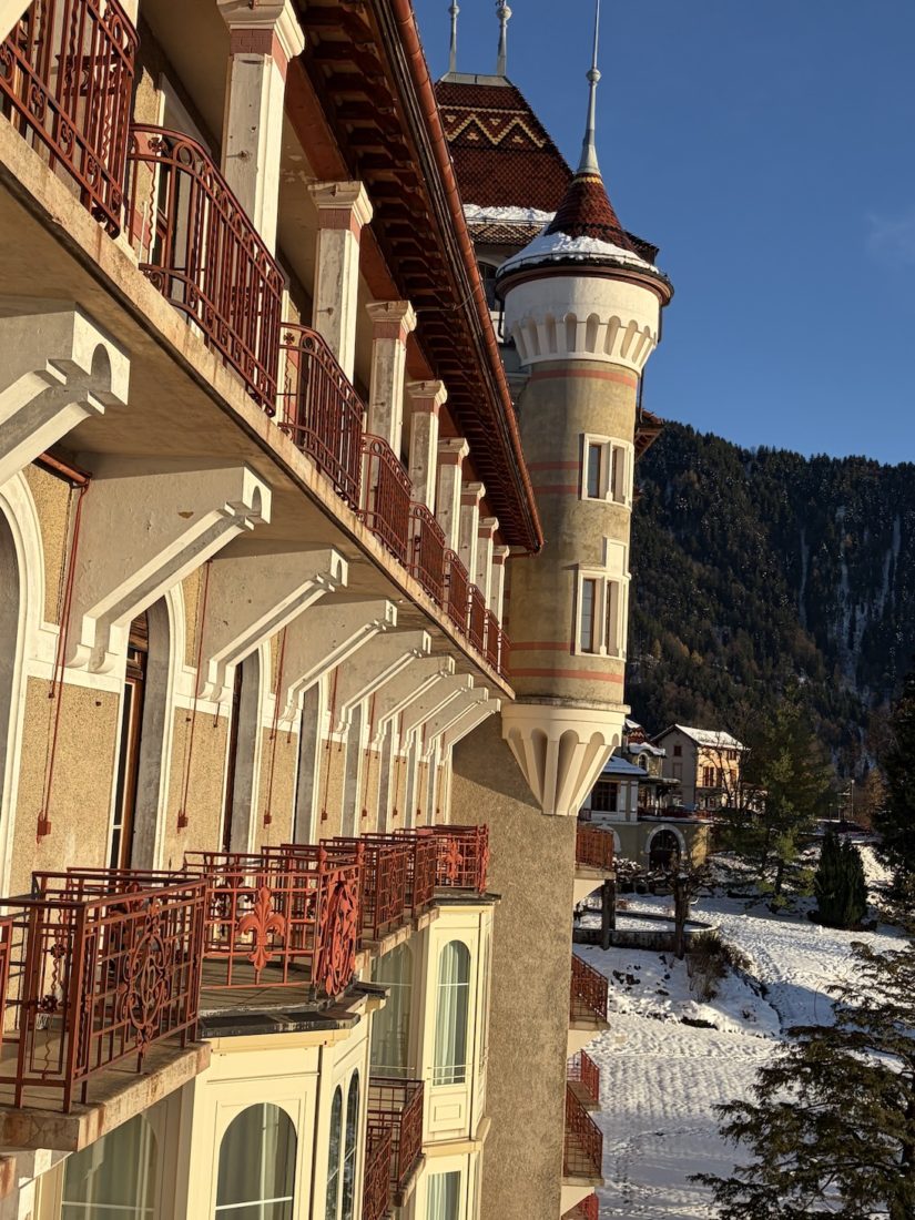 Caux Palace échauguettes