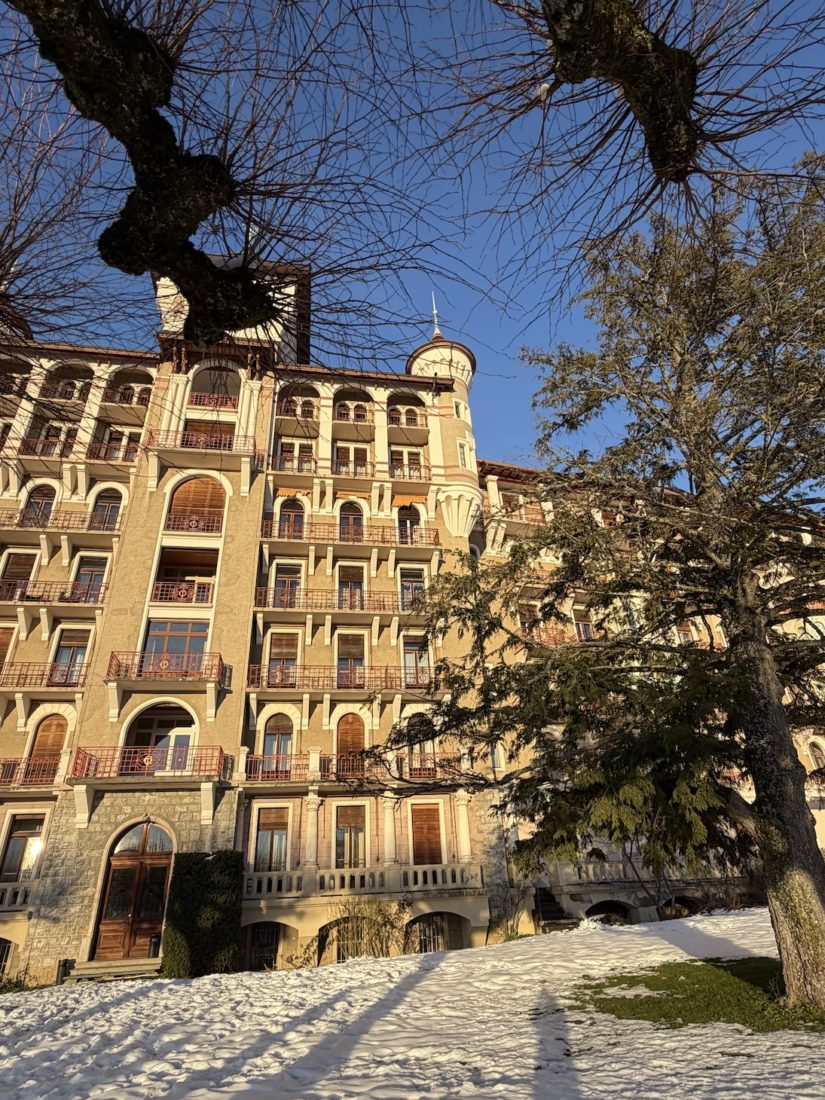 Caux Palace vue depuis l'esplanade