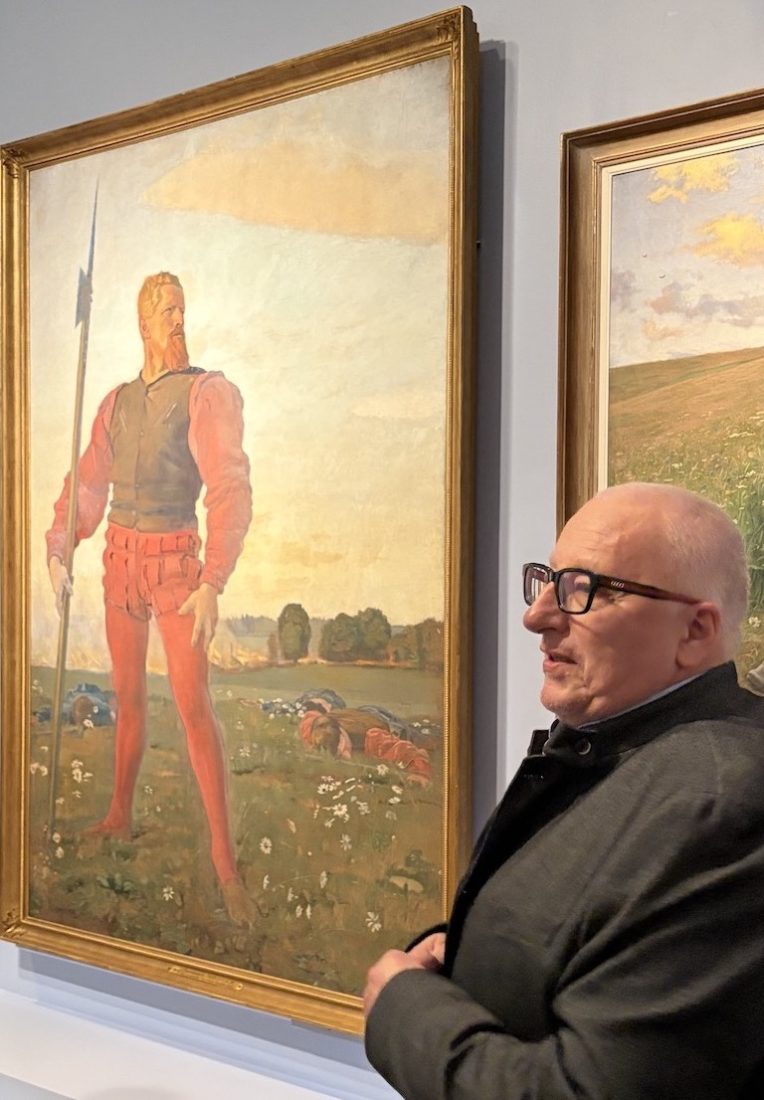 Le guerrier furieux de Ferdinand Hodler
