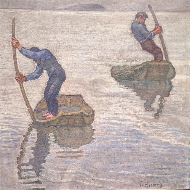 Erich Hermès (1881-1971) 
Sur le lac 