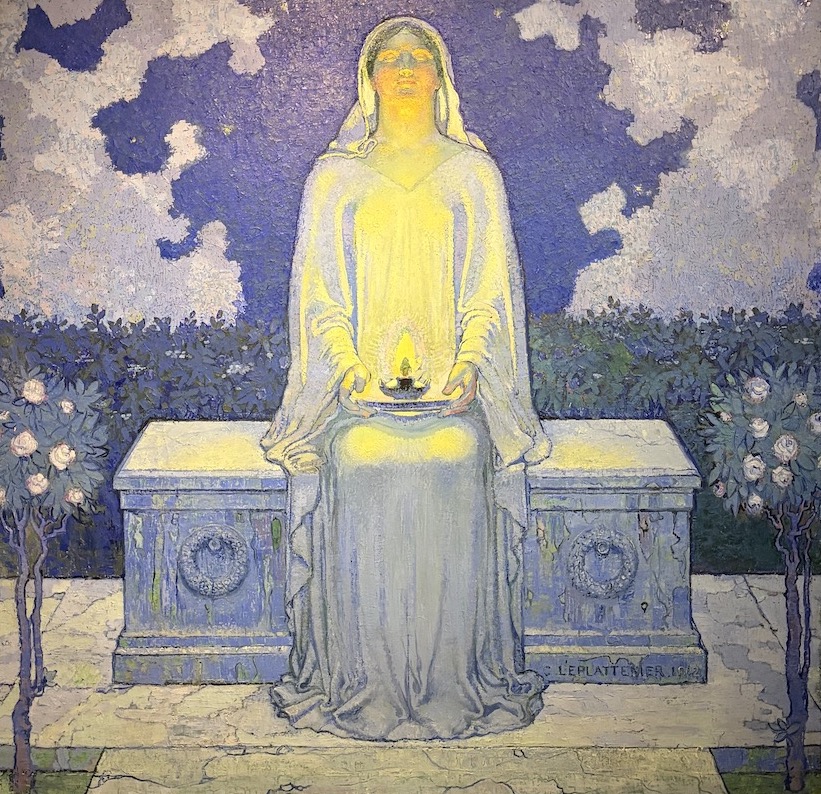 Charles Leplattenier  (1874-1946) 
Le Souvenir, 
