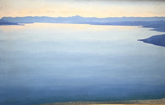 Marcel-Victor D'Eternod (1891-1971) Vue du lac de Joux