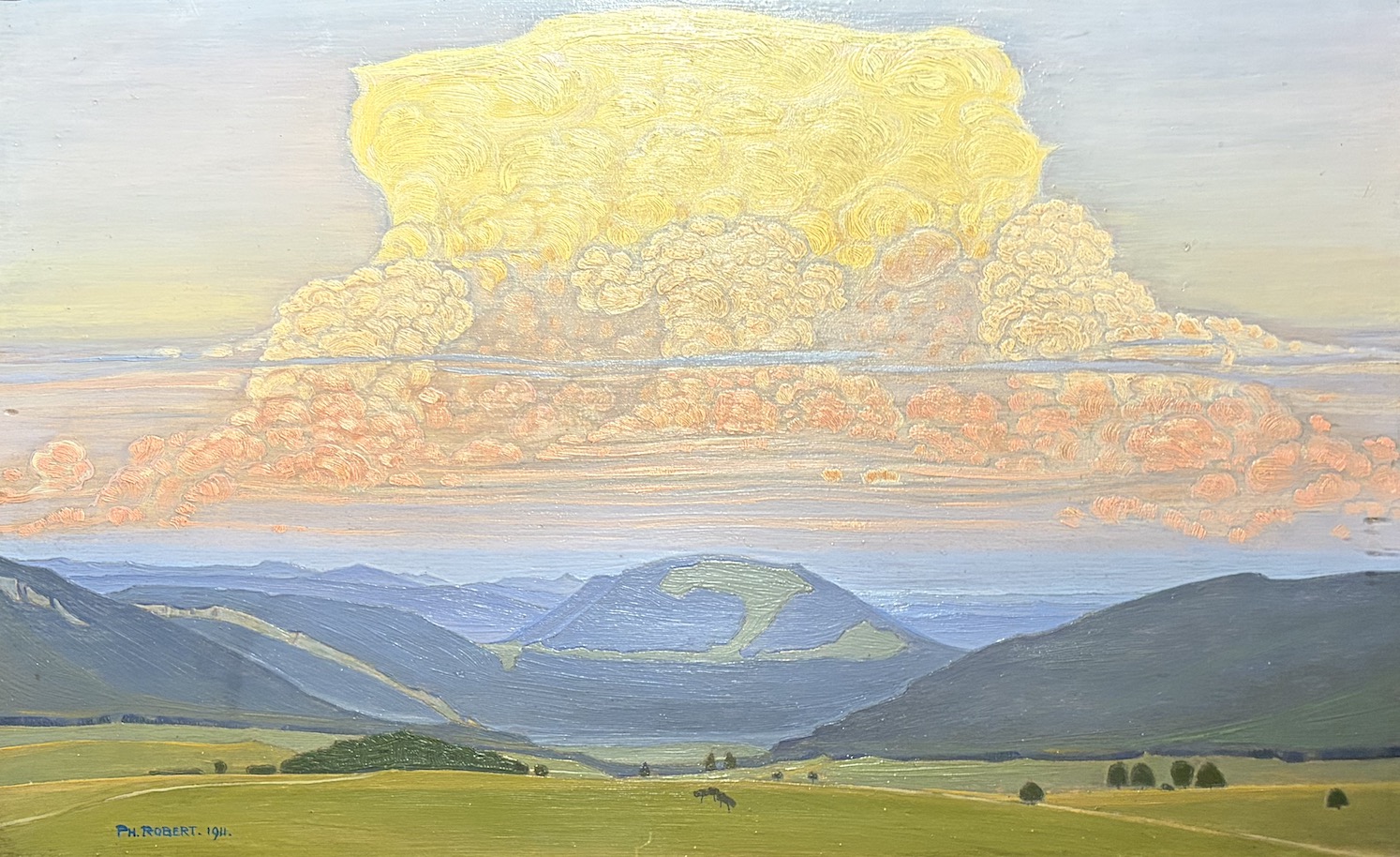 Philippe Robert (1881-1930) Le Val d'Orvin, 