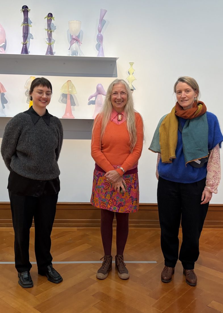 Marie Ducaté entourée de Claire Fitzgerald et Laurence Ganter