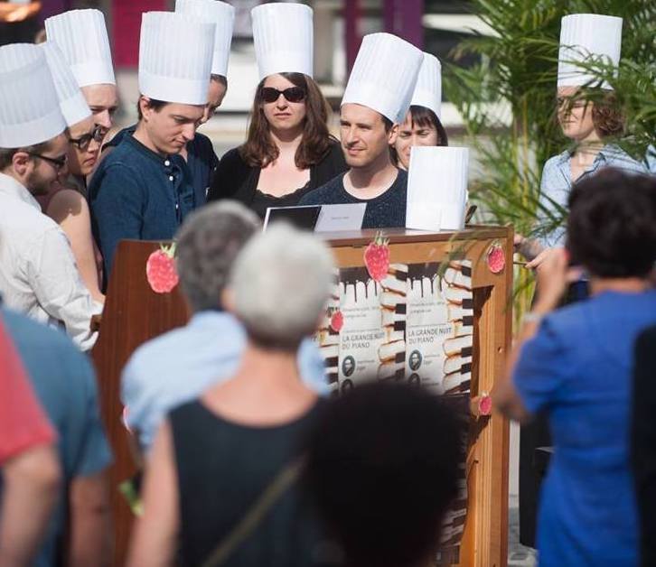 Marathon du piano Evian gateau visite Evian