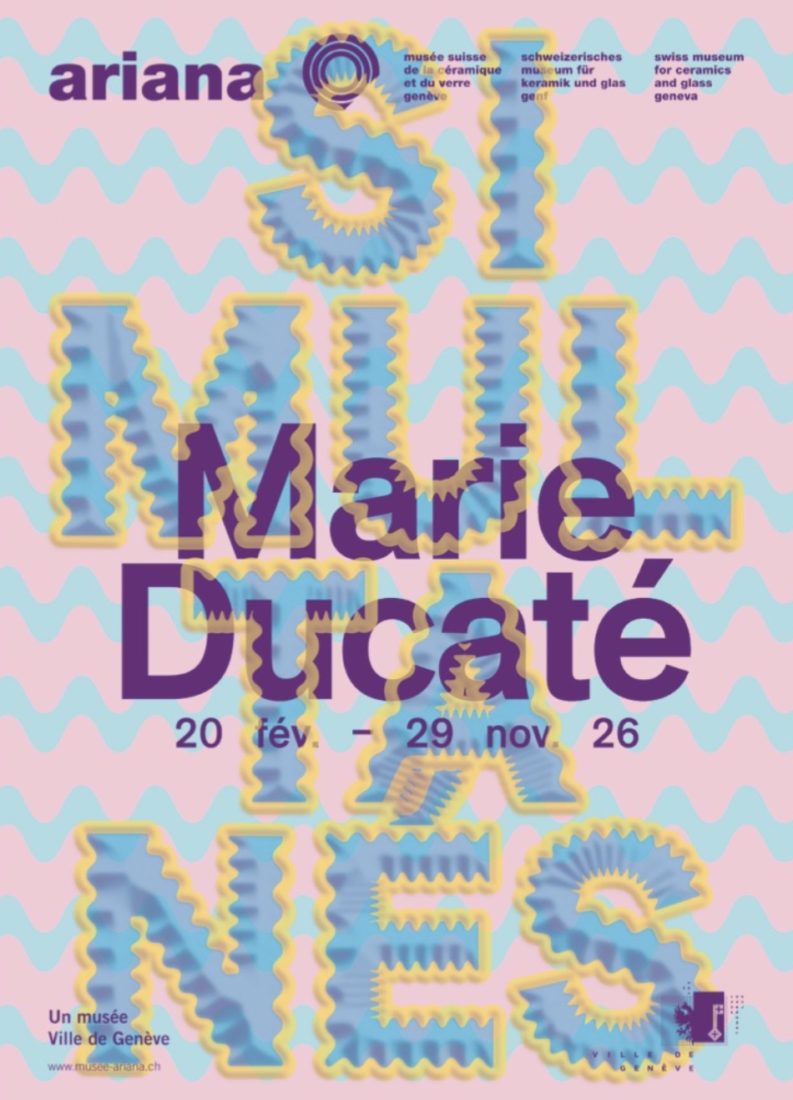 Affiche de l'exposition Marie Ducaté. 