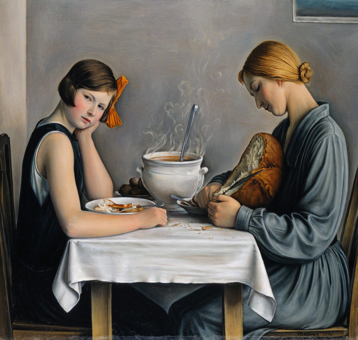François Barraud (1899-1934) La tailleuse de soupe