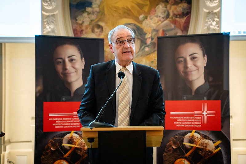 Mérite Culinaire Suisse Guy Parmelin, Président de la Confédération 