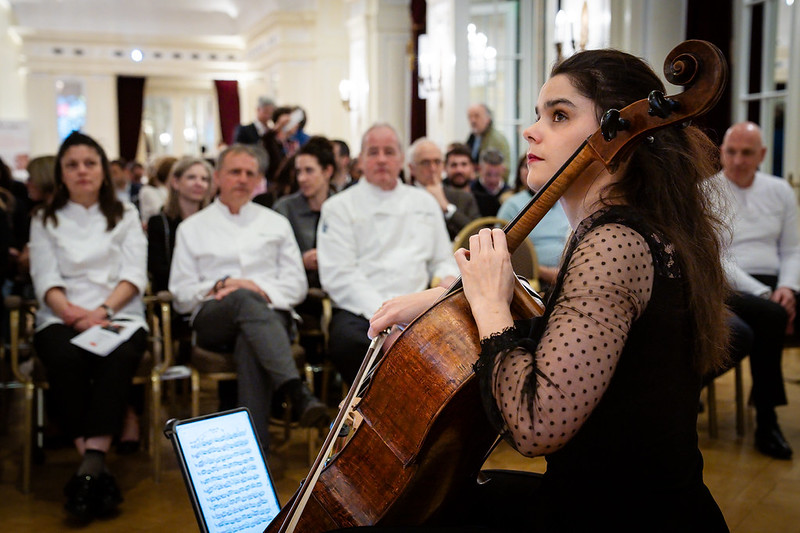 Mérite Culinaire Suisse Estelle Revaz, violoncelliste 