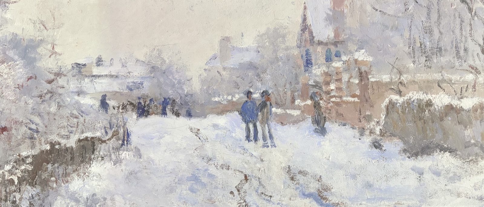 Imagine Monet Neige à Argenteuil, 1874