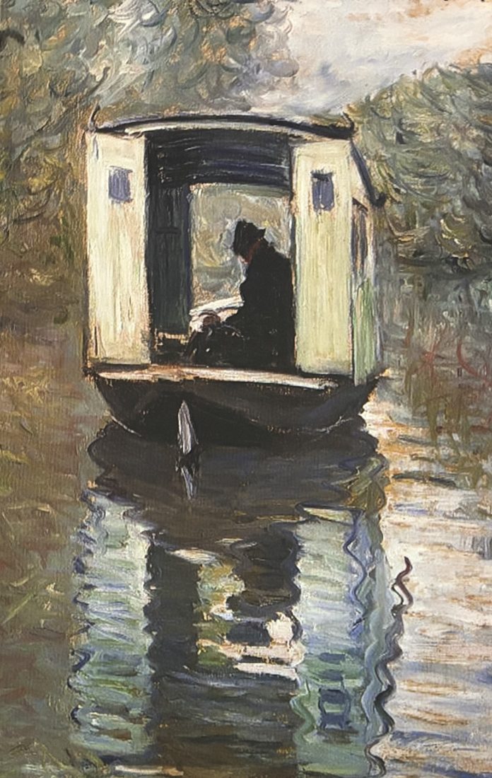 Imagine Monet Le Bateau-atelier