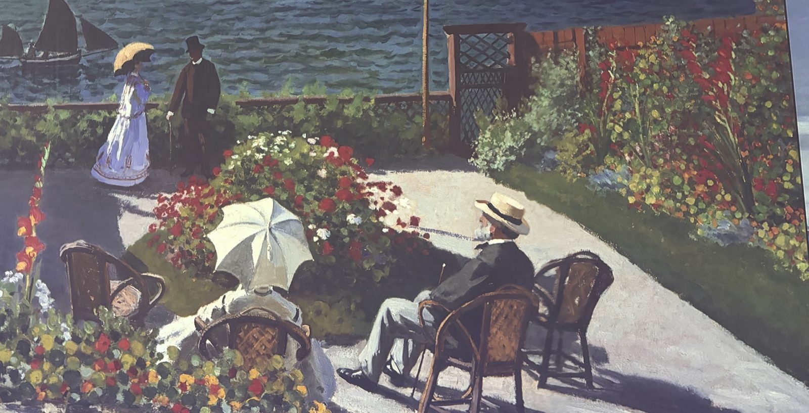 Imagine Monet  Terrasse à Sainte-Adresse, 1867
