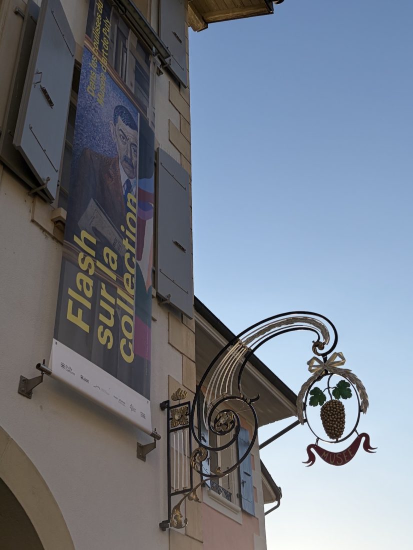 La façade du musée d'art de Pully