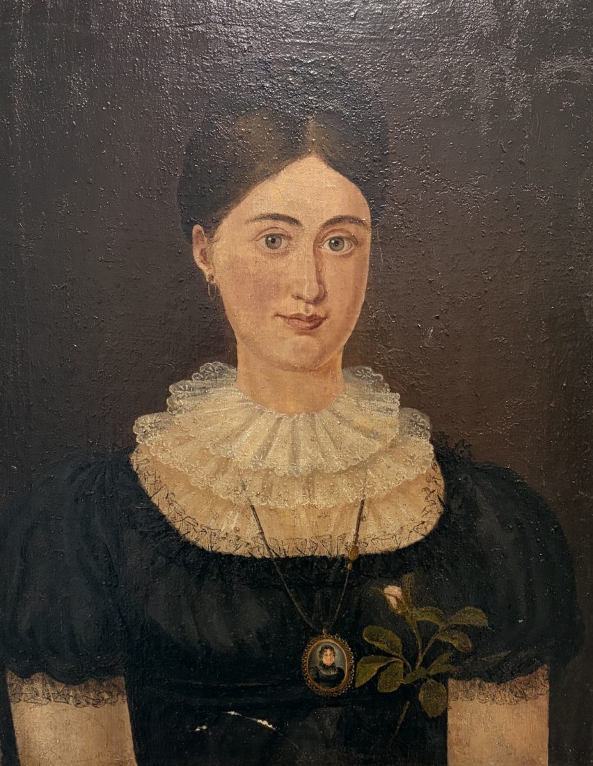 Collection du Musée d'art de Pully dame portrait ancien Marie Laurencin 