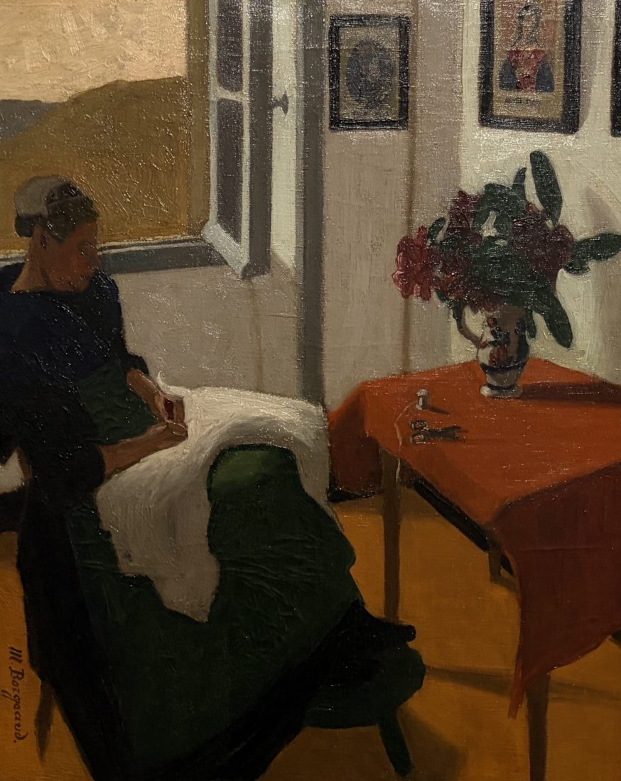 Marius Borgeaud - La Couseuse