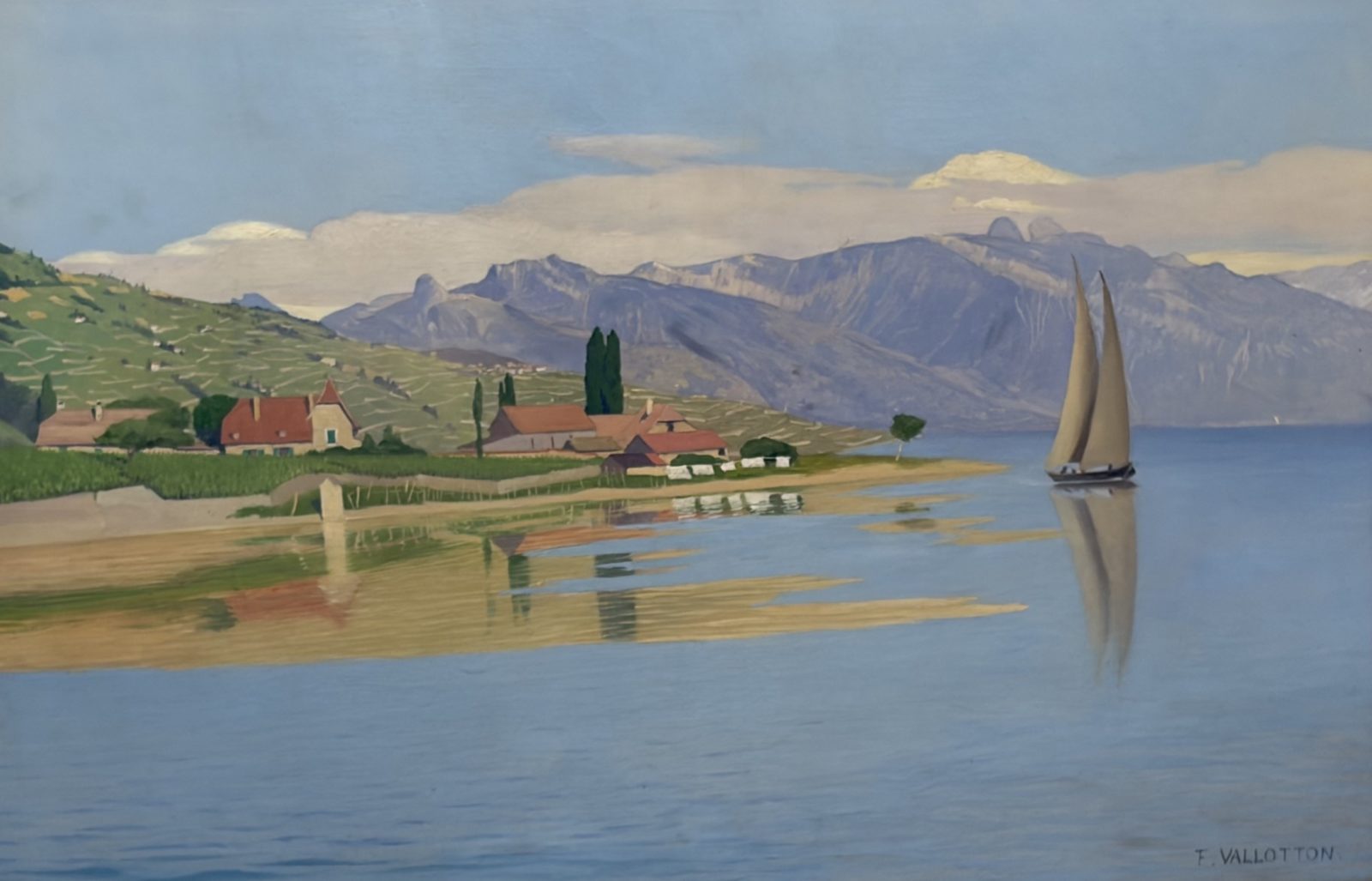 Félix Vallotton - Le Port de Pully