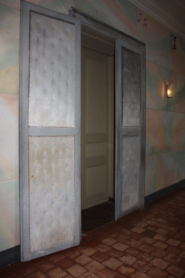 Nohant porte capitonnée chambre de Chopin