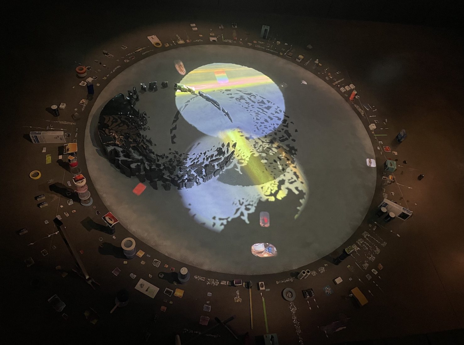Sarah Sze, Tracing Fallen Sky, 2020