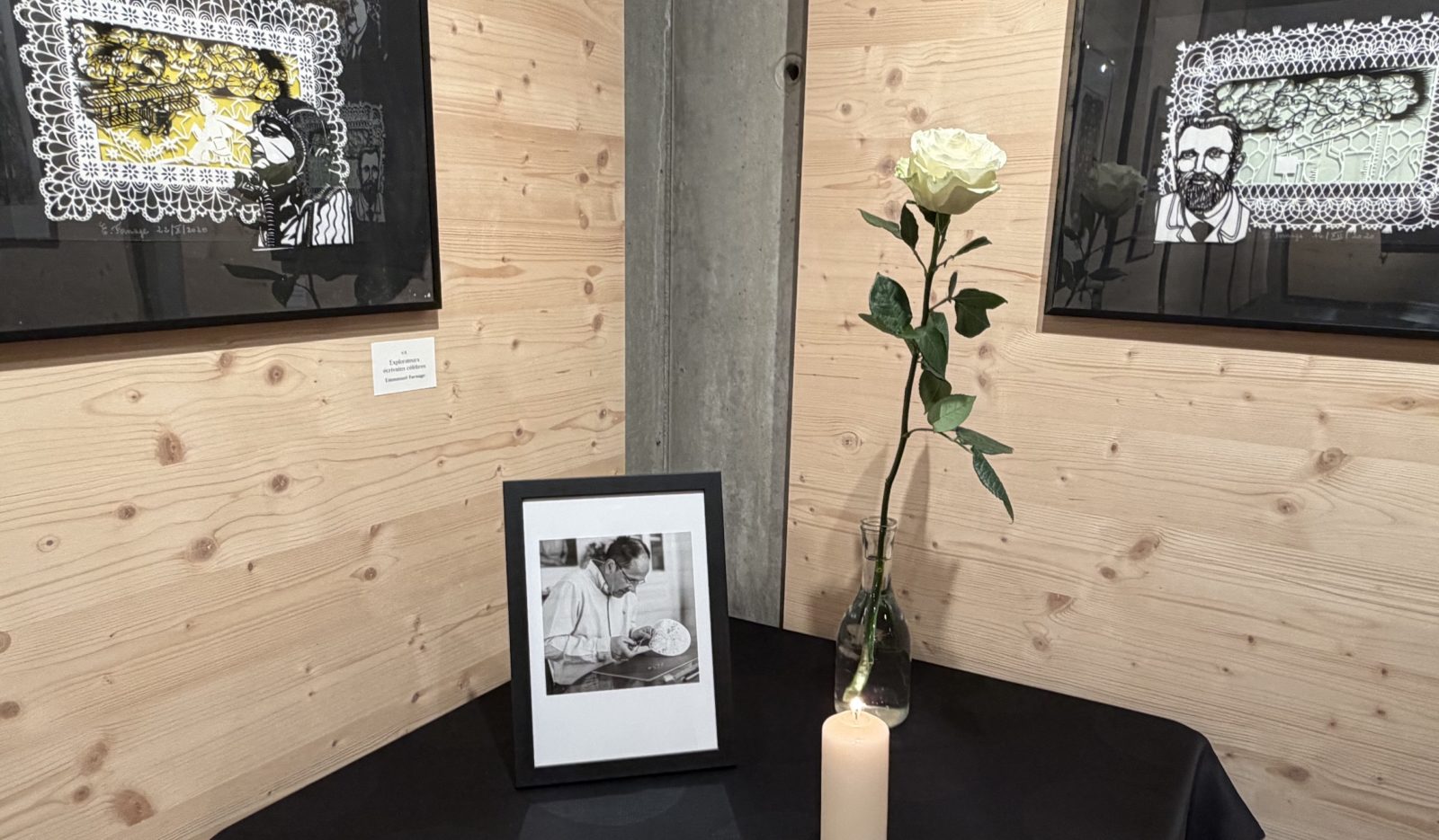 hommage à Emmanuel Fornage Exposition 2026  Chateau d'Oex