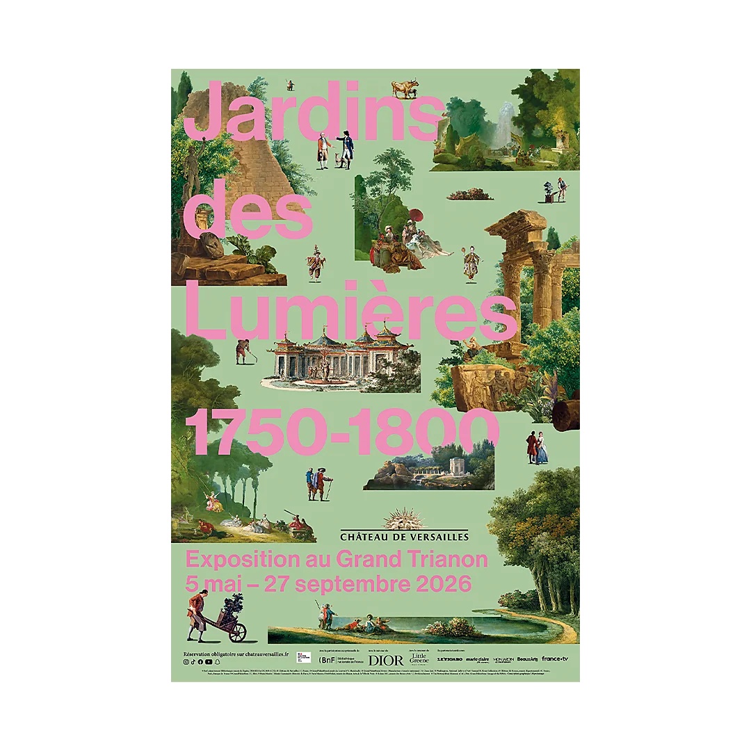 affiche Jardins des Lumières, 1750-1800