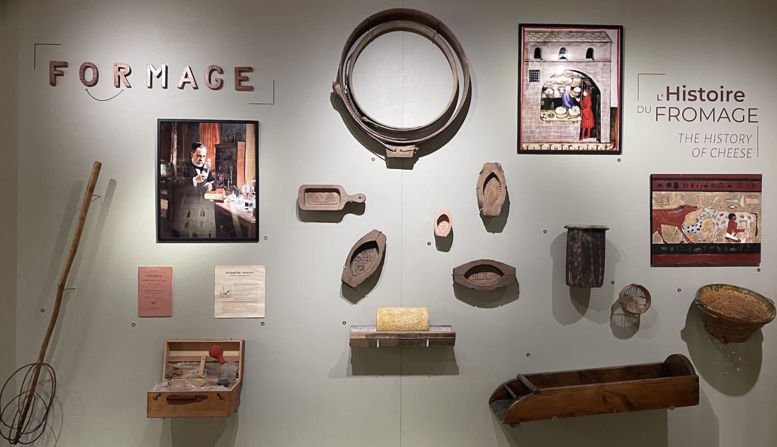 Paris : musée du Fromage - outils de fabrication