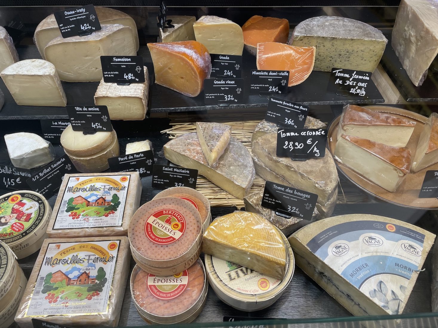 Paris : musée du Fromage- choix 1