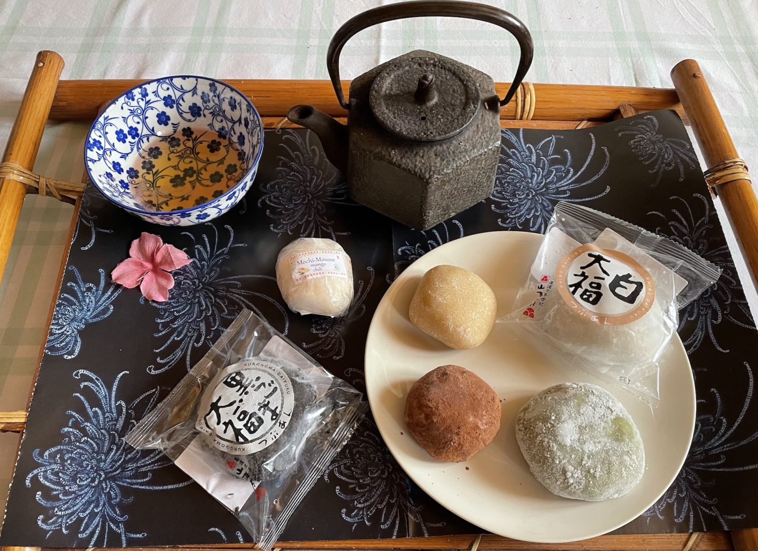 Le mochi et cérémonie du thé