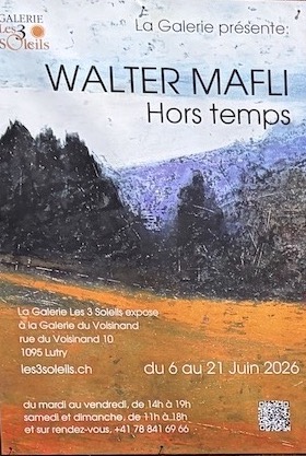 Affiche Walter mafli Lutry 