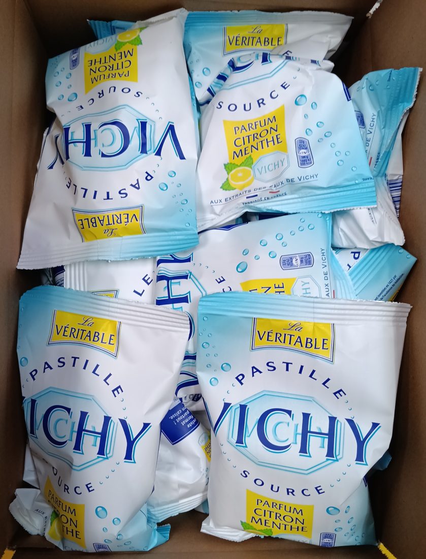 emballages pastilles de Vichy
