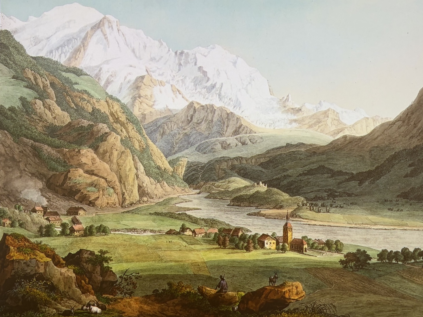 Musée du Mont Blanc Chamonix  paysage