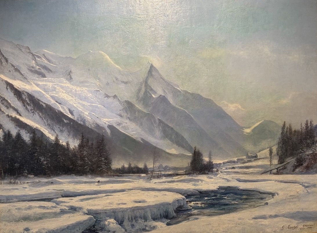 Chamonix Musée du Mont Blanc  Gabriel Loppé peinture