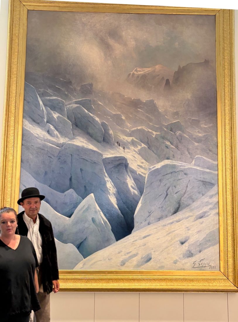 Chamonix Musée du Mont Blanc Le guide Denis Pivot 
et Aline Da Costa,