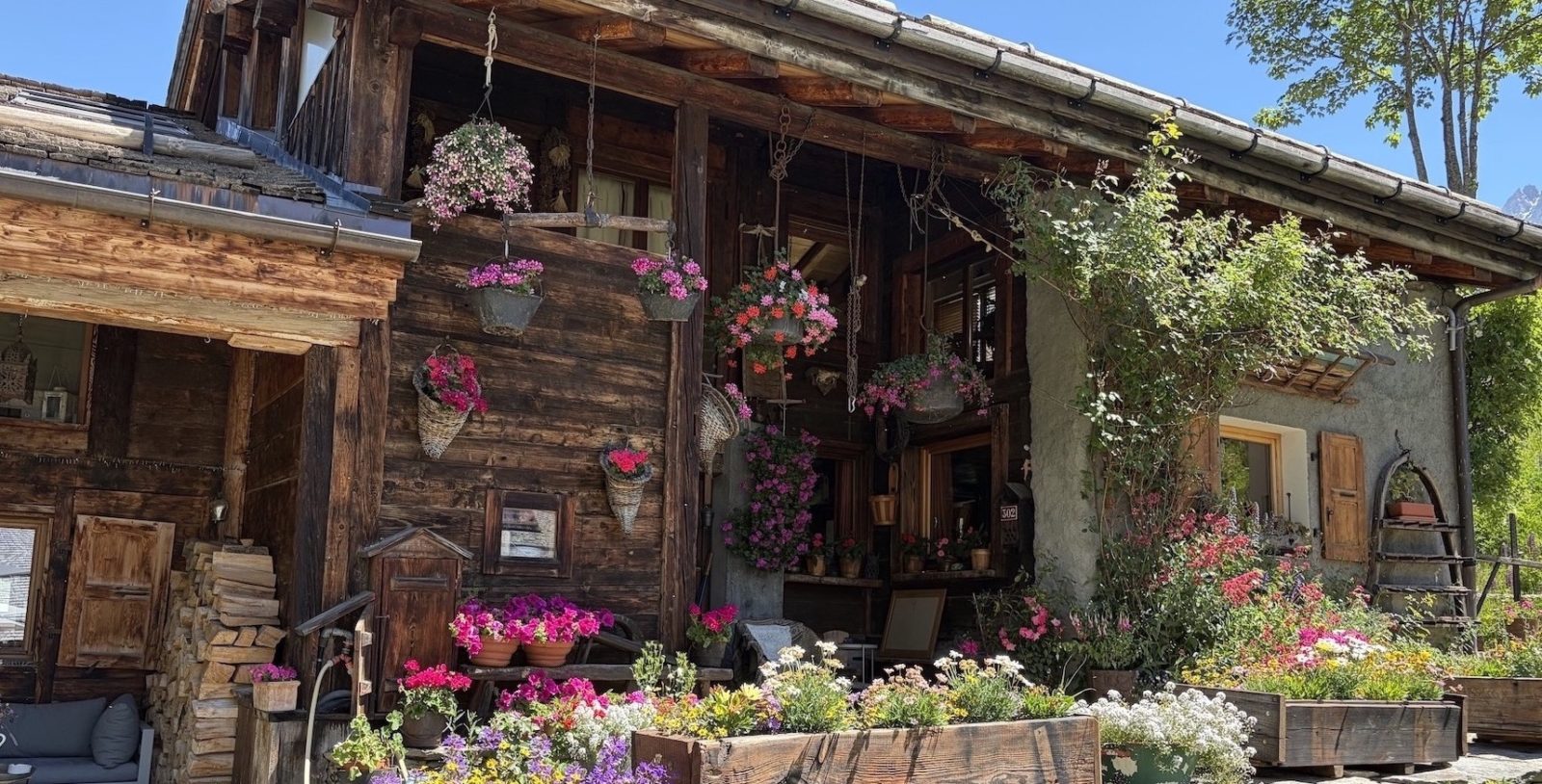 La Boerne chalet fleuri