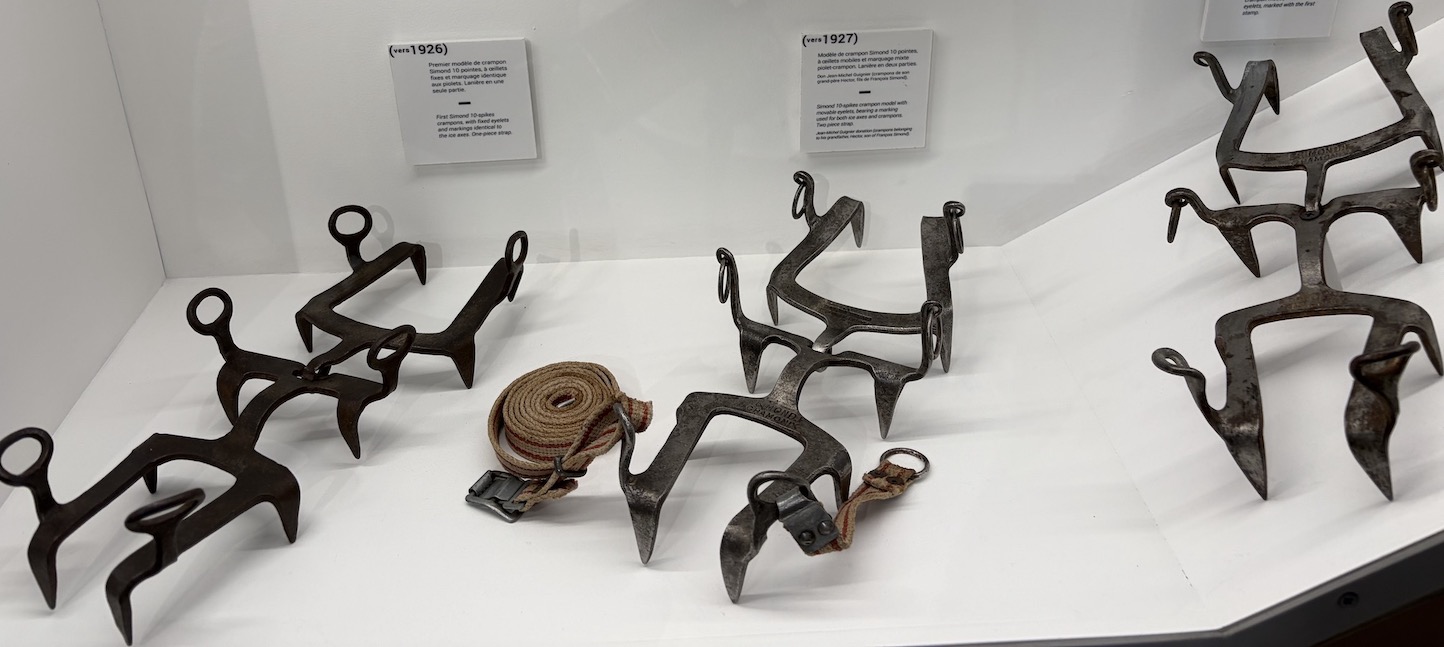 Chamonix crampons usine Simond