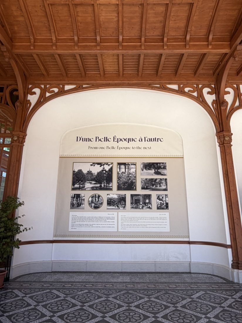 Evian-les-Bains Buvette Cachat promenoir D'une belle époque à l'autre