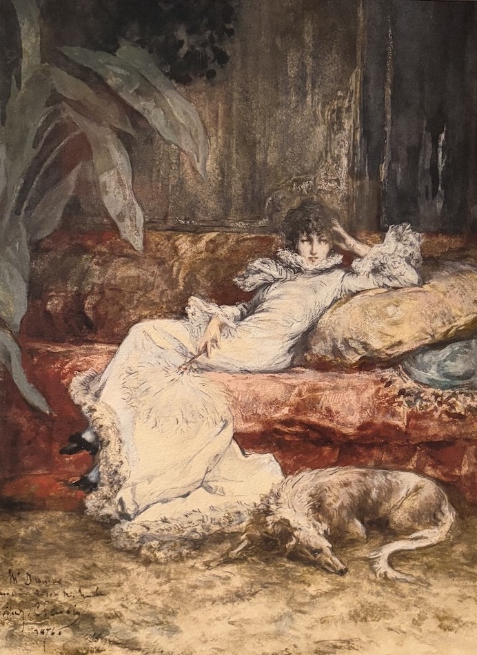 Sarah Bernhardt chez elle