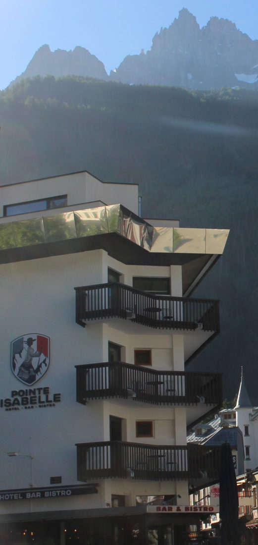 Chamonix vue extérieure hôtel pointe isabelle 